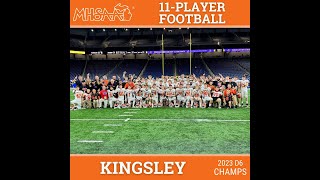 Kingsley Football State Champions Playoff Recap [upl. by Ecnarf928]