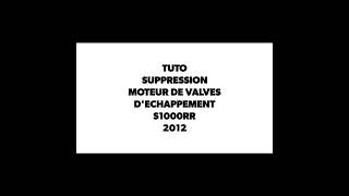 TuTo MOTOPISTE  Suppression du moteur de valve déchappement S1000RR et montage du boitier Healtech [upl. by Chlo335]