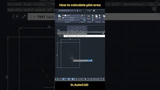 How to calculate plot area in AutoCAD shorts autocad [upl. by Anaid]