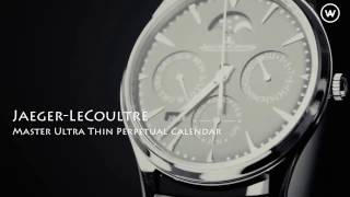 JaegerLeCoultre Master Ultra Thin Perpetual Calendar [upl. by Oinimreh]