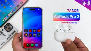 AirPods Pro 2 Update 7A305 is out for iOS 18  New features [upl. by Perren761]