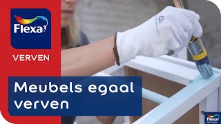 Meubels verven tips voor een egaal resultaat  Flexa [upl. by Humo634]