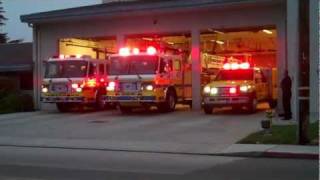 VCFD Battalion 4 in Simi  Station 41 Memorial on 10th Anniversary of 911 [upl. by Fairbanks]