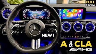 2023 MERCEDES A Class amp CLA AMG NEW FACELIFT Apple CarPlay FIXED FULL InDepth Review Interior MBUX [upl. by Nnaeed]