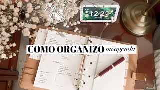 CÓMO ORGANIZO MI AGENDA estilo bullet journal 2022  planner A5 charuca [upl. by Idnir893]