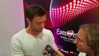 Interview Måns Zelmerlöw Sweden  Eurovision Song Contest 2015 Vienna [upl. by Petrine850]