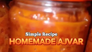 How to make AJVAR ajvar reciperoasted pepper sauce [upl. by Raknahs]