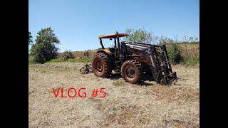 FARMVLOG 5 haymaking with valtra and massey work [upl. by Eduardo901]