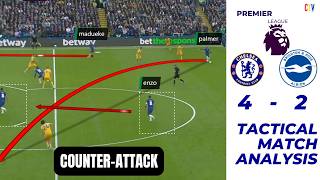 Chelsea Vs Brighton Tactical Match Analysis [upl. by Bronson270]