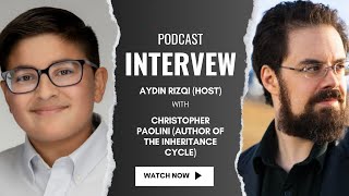 My Epic Interview With Christopher Paolini [upl. by Ailuig]