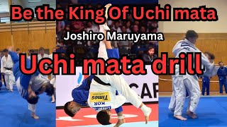 Judo Uchi mata drill to be the king of Uchi mata like Jyoshiro Maruyama [upl. by Vasos317]