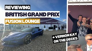 Reviewing British Grand Prix hospitality inside Fusion Lounge 🏎️🤩 [upl. by Pren]