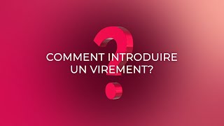 Belfius Mobile  Comment introduire un virement [upl. by Letsirhc]