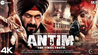 Antim  Full Movie HD 4k facts  Salman Khan  Aayush Sharma  Mahesh Manjrekar  Mahima Makwana [upl. by Enel81]