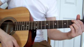 Paperweight By Joshua Radin Guitar Tutorial [upl. by Elwira]