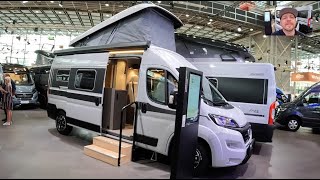 Hymer Grand Canyon Hymercar RV Camper Van all new model new Fiat Ducato walkaround  interior K0633 [upl. by Idissak39]