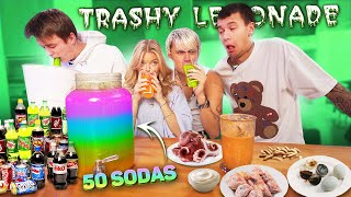 We MIXED 50 SODAS and DRANK IT 🥤 SO TRASHY result [upl. by Aloeda]