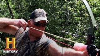 Ax Men Chapman Crew Goes Bow Fishing  History [upl. by Nysa]