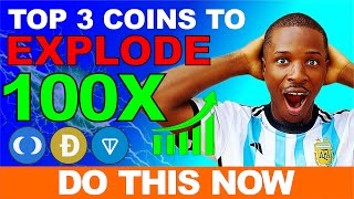 Top 3 Alt Coins To Pump 100x  Top Bull Run Coins 2025 [upl. by Ahsaek984]