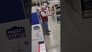 Dana at Lowes was funny and informative purchasing a dish washer [upl. by Ilujna]