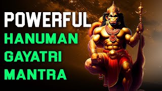 Powerful Hanuman Gayatri Mantra Jaap  HANUMAN High Energy Mantra chanting  lofi Bhajan [upl. by Llednov]