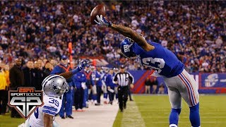 Odell Beckham Jr‘s onehanded catch  Sport Science  ESPN Archives [upl. by Skippie662]