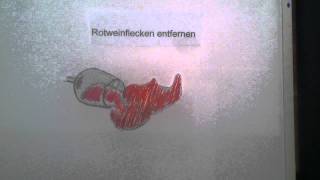 Rotweinflecken entfernen  so gehts [upl. by Nahsrad]