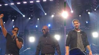 CMT Crossroads Boyz II Men  Brett Young  quotEnd of the Roadquot Take 2 [upl. by Hasila848]