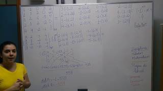 Regra de Chió  Determinante Matriz 5x5 [upl. by Greenfield447]