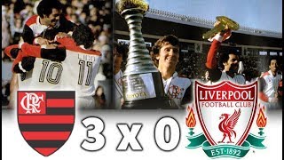 Flamengo 3 x 0 Liverpool  Flamengo CAMPEÃO MUNDIAL Interclubes 1981  Melhores Momentos e Gols [upl. by Hannavas]