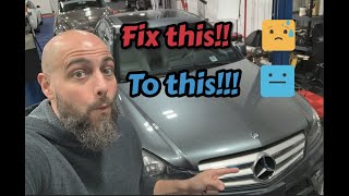 How to reset MercedesBenz air conditioning to work again Reset Mercedes AC [upl. by Bradney]