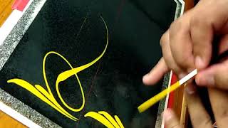 How to Pinstripe Simple Pinstriping Design 8 [upl. by Ainez]