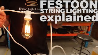 Festoon String lights explained [upl. by Redvers]