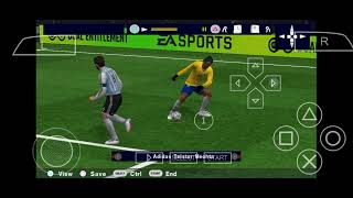 performing elastico with ronaldinho in PPSSPP PES 23 [upl. by Kyrstin313]