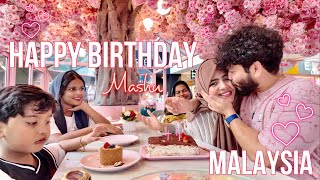 ഈ HEAVENLY LIFE തന്നത് സോനു ആണ് 🥰 MASHU’s BIRTHDAY IN ELampN LONDON CAFE 🥳🤩  PAVILLION MALAYSIA 🇲🇾😍 [upl. by Nylirac]