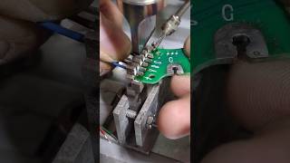 Satisfying Precision Soldering of Common Electronic Components with Laser [upl. by Maire]