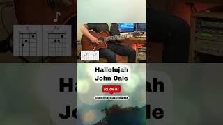 Hallelujah  Acoustic Guitar  John Cale guitarlesson acousticguitar guitarcover acousticcover [upl. by Dole969]