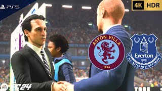 FC 24  Aston Villa vs Everton  Premier League 202425  PS5™ 4K60 [upl. by Hannahs]