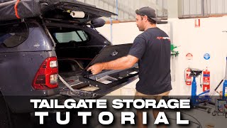 Huracan Fabrication Tailgate Storage installation How To CORRECTLY Install [upl. by Loughlin]