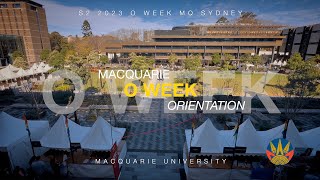 MACQUARIE UNI ORIENTATION WEEK 2023 macquarie [upl. by Eilrebmik]