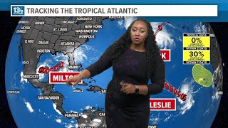 Tracking 4 areas of Tropical Atlantic activity [upl. by Sussi518]