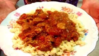 Authentic Hungarian Goulash  Porkolt [upl. by Amsden802]