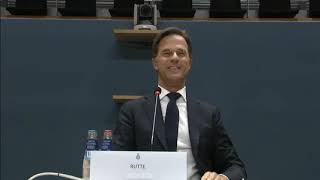 Ondervraging Mark Rutte  Parlementaire ondervragingscomissie [upl. by Gilcrest]