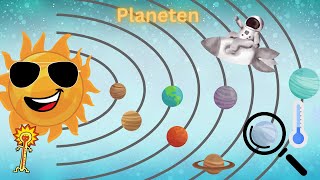 Unsere Planeten für Kinder erklärt  lernen Sonnensystem auf Deutsch  German [upl. by Atlee277]