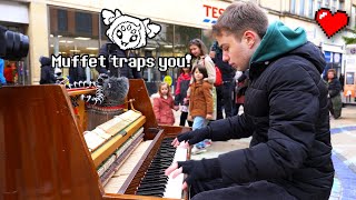 I played SPIDER DANCE undertale on piano in public [upl. by Reviere]