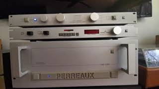 Perreaux PMF3150 Power Amplifier  Perreaux SM3 Preamplifier  Perreaux TU2 FM Stereo Tuner [upl. by Haimrej]