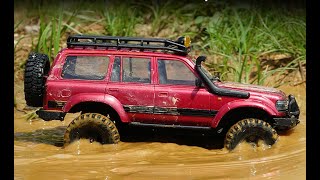 Landcruiser 80 RC Crawler 118 RTR ROCHOBBY KATANA  miniVersion RC [upl. by Tilda]