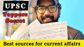 How to cover current affairs for UPSC exam  Best current affairs sources for IAS exam [upl. by Afatsom]