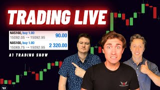 LIVE Trading GOLD NAS100 EURUSD GBPJPY amp More  NY Session Ft Eivindfx [upl. by Kyne127]