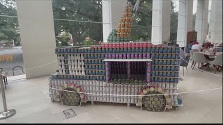 CANstruction Playing with food for a good cause [upl. by Enileda]